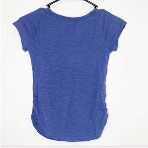 blue short sleeve tee